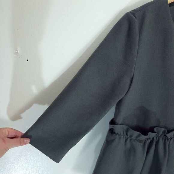 Halogen Gray Soft Asymetric Ruffle Jacket - Picture 4 of 13